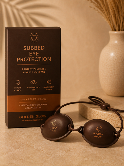 Sunbed eye protection 50+